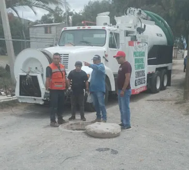 Vactor Hidalgo Servicio de Desazolve de Drenajes y Tuberías con Equipo Vactor