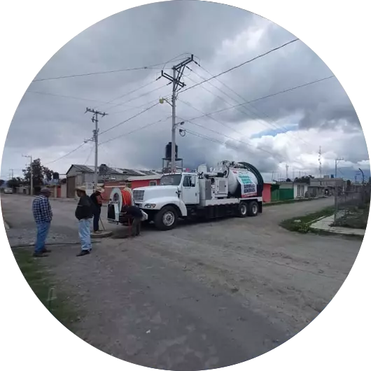 Vactor Hidalgo Servicio de Desazolve de Drenajes y Tuberías con Equipo Vactor